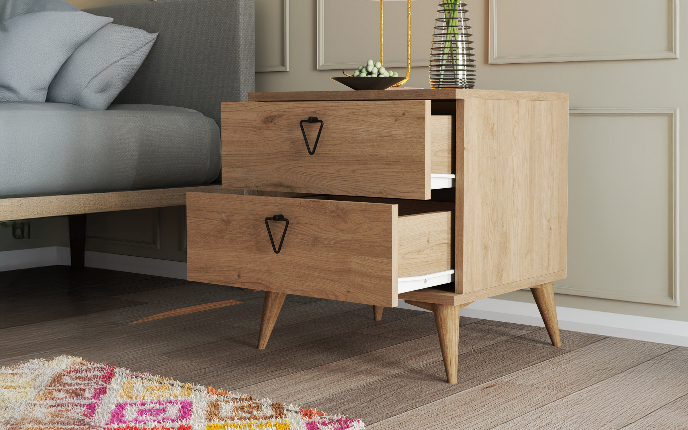 Noptiera Versa, stejar  2